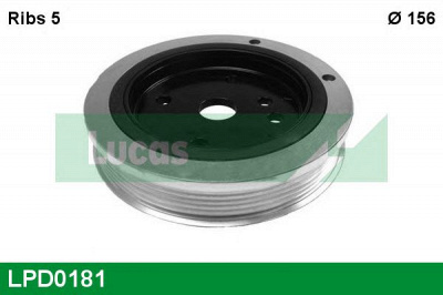 LUCAS ENGINE DRIVE lpd0181 -  Ременный шкив, коленчатый вал